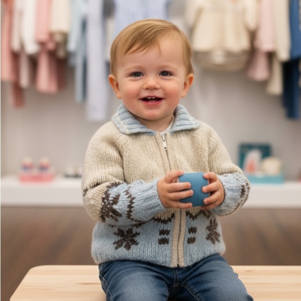 Catimini warm sweater with zipper